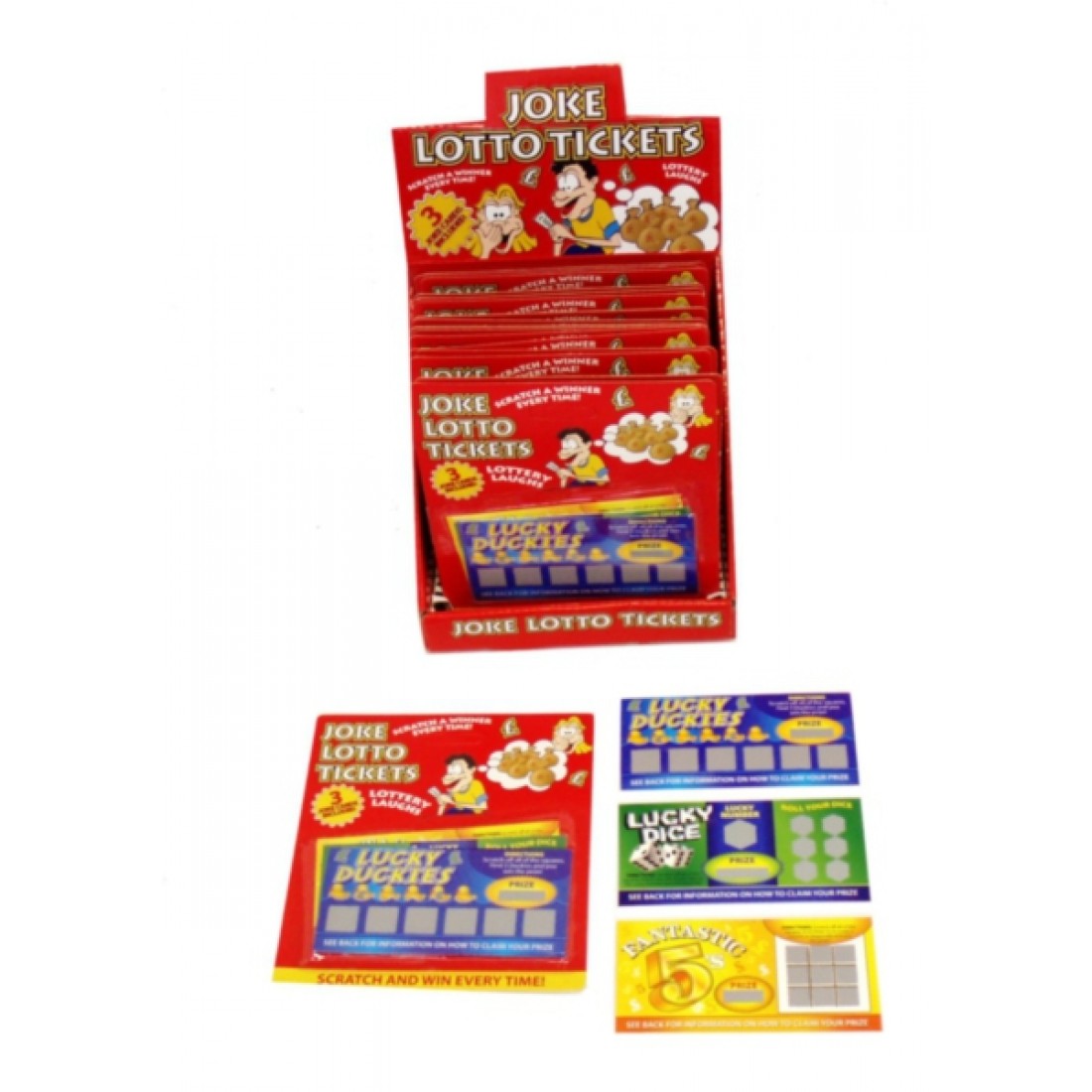 Fake Scratch Cards (Pack of Three)