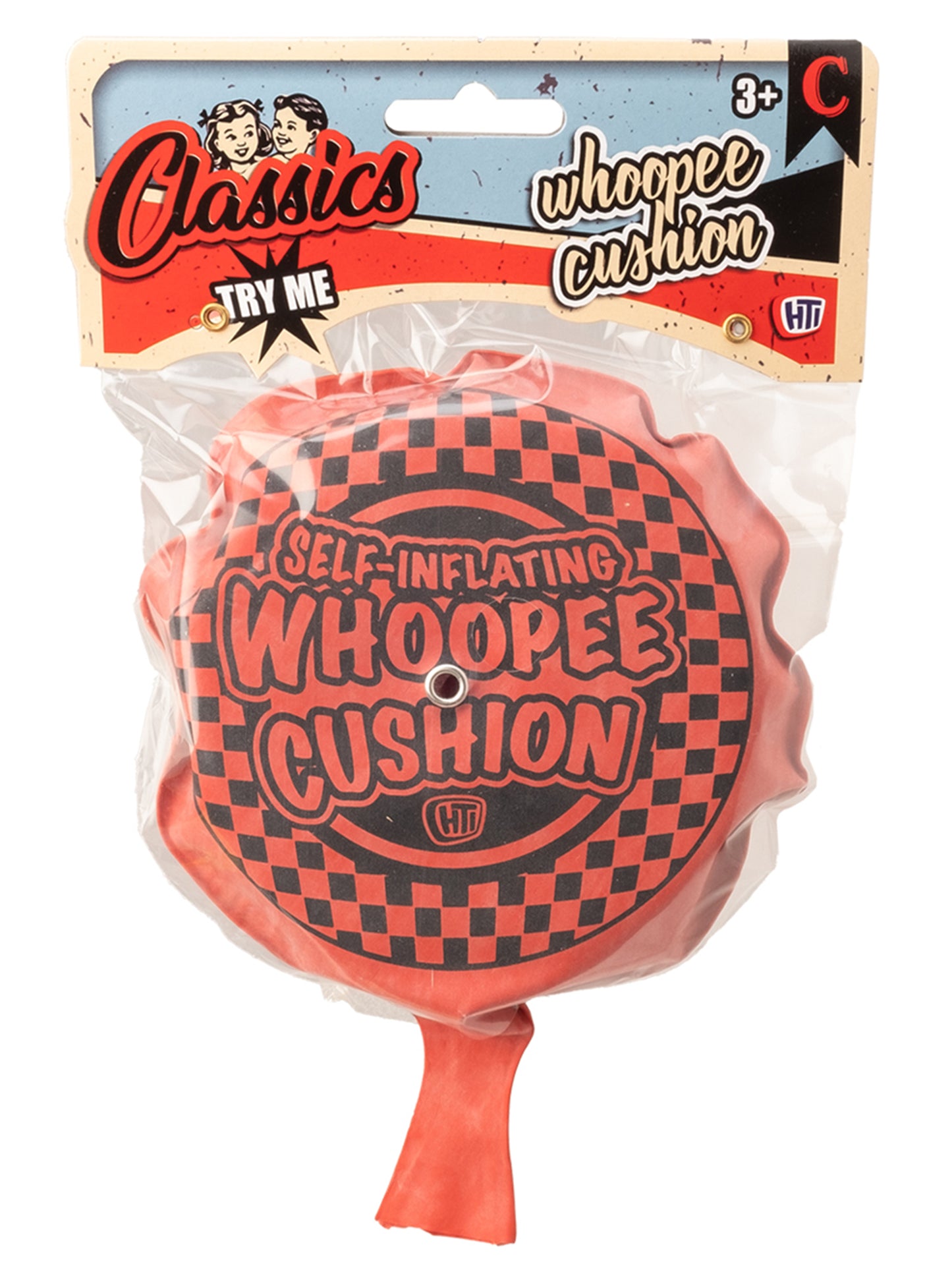 Self-Inflating Whoopee Cushion