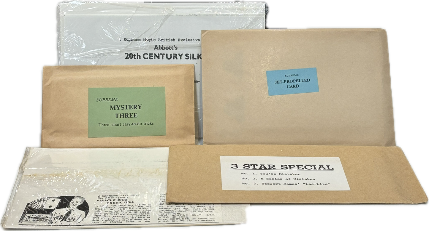 The Supreme Magic Company Packet Tricks Collection One