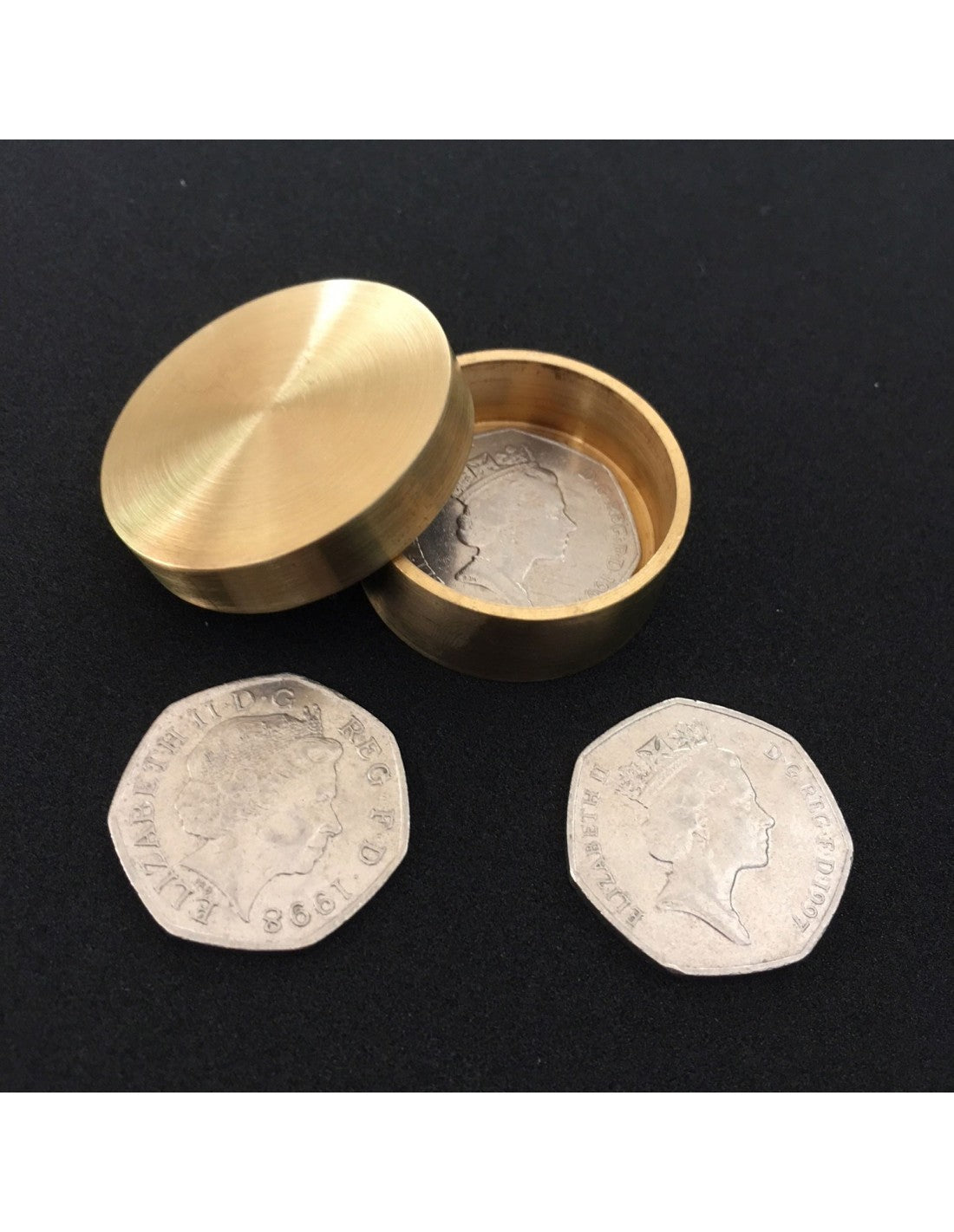 Okito Coin Box - Brass