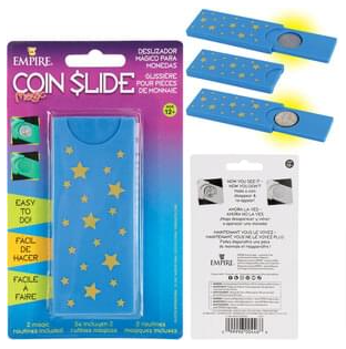 Coin Slide Target Coin Slide – Magic by Post