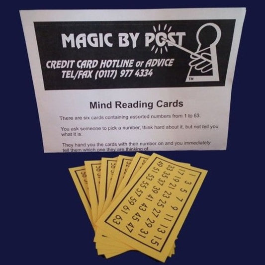 Magic Age Mind Reading Cards