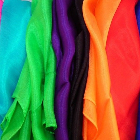 Magicians Tailored Silk - (6 inch square random colour)
