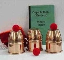Professional Cups And Balls Set (Copper)