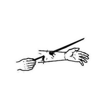 Needle Through Arm